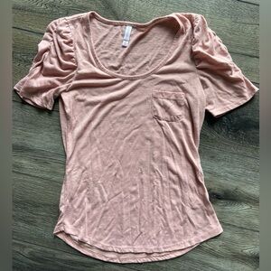 Xhilaration Blush Pink Short Sleeve Tee